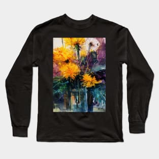 Loose Floral Watercolor #03 Long Sleeve T-Shirt